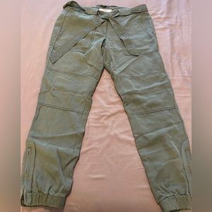 Olive LOFT Casual Cargo Pants